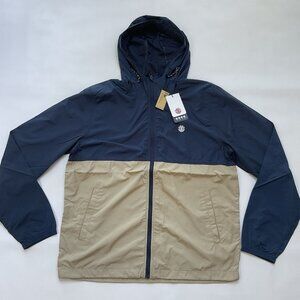 $65 Element Men’s Alder Fundamental Hooded Zip Jacket In Blocked Color Size XL